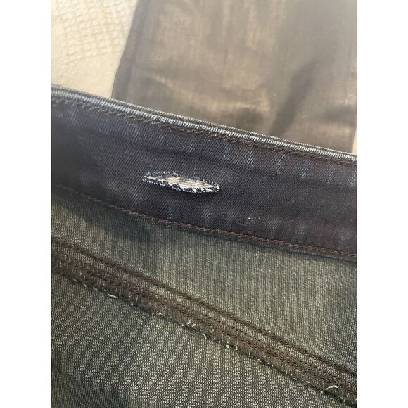 Spanx | Women's 5 Pocket  Shiny Black‎ Skinny Jeans | sz 28 - Picture 4 of 6